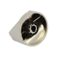 BOUTON DE COMMANDE MÉTALLIQUE D'ORIGINE FOUR, CUISINIÈRE - 61004111