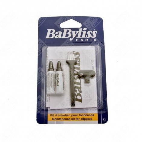 KIT D'ENTRETIEN POUR TONDEUSE (HUILE + BROSSETTE) RASOIR, TONDEUSE - 4700