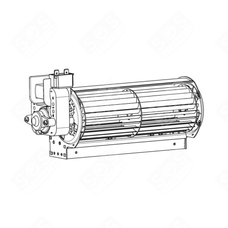 VENTILATEUR TANGENTIEL FOUR, CUISINIÈRE - 858808962904