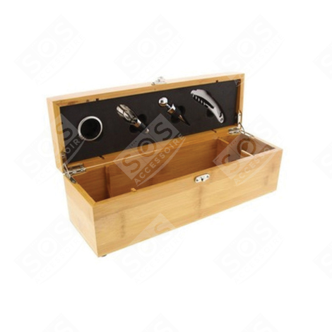 COFFRET SOMMELIER BOIS USTENSILE DE CUISINE - PE0979