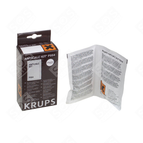 SACHETS DE DÉTARTRANT X2 D'ORIGINE CAFETIÈRE, MACHINE À CAFÉ - XS8091F0