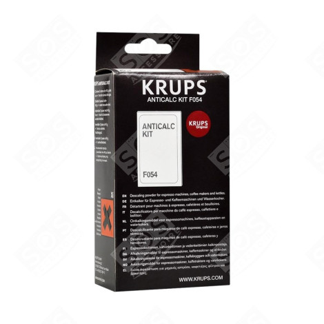 SACHETS DE DÉTARTRANT X2 D'ORIGINE CAFETIÈRE, MACHINE À CAFÉ - XS8091F0