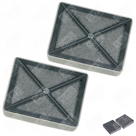 LOT DE 2 FILTRES CHARBON