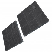 Lot de 2 filtres charbon  147X145 mm
