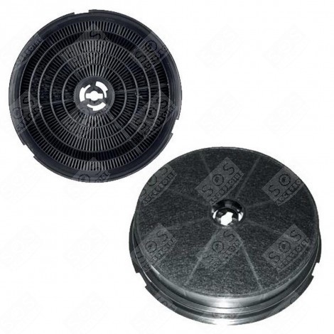 FILTRE CHARBON ROND TYPE 180 CR300 (À L'UNITÉ)   190X40 MM HOTTE - CR300, 484000008647
