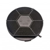 Filtre charbon rond type 28 CHF28/1 (à l'unité)   240X34 mm Filtre charbon rond type 28 CHF28/1 (à l'unité)   240X34 mm