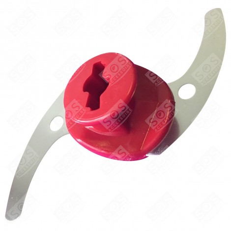 COUTEAU DE HACHOIR ROUGE AMOVIBLE ROBOT MÉNAGER - SS-193671