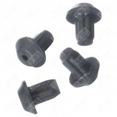 PIED EN CAOUTCHOUC  D'ORIGINE FOUR, CUISINIÈRE - 00166281, 00632783