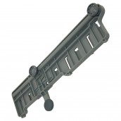 Support gauche avec roulettes panier supérieur