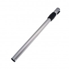 Tube télescopique noir - conforme avec brosse, embout à clip
