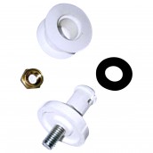 Support glissière avec roulettes