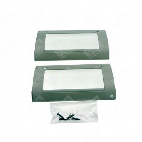 LOT DE 2 POIGNÉES DE PORTE FIXE FRIGO, RÉFRIGÉRATEUR, CONGÉLATEUR - 960018281