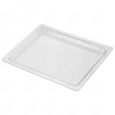 LÈCHE FRITE EN VERRE (44,4 X 37,2X2,80CM) D'ORIGINE