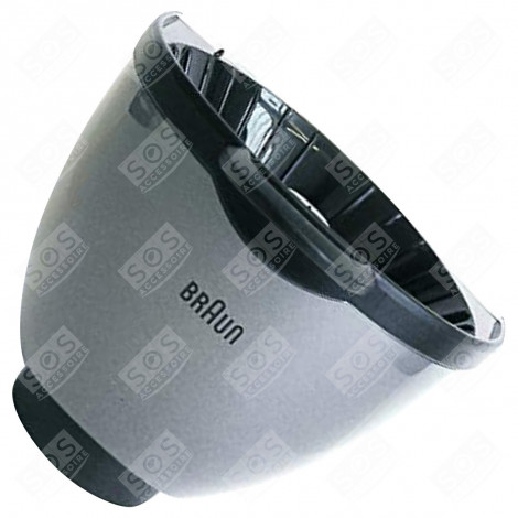 PORTE FILTRE COMPLET NOIR/ARGENT CAFETIÈRE, MACHINE À CAFÉ - 7050504