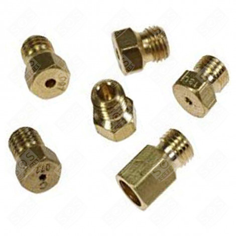 JEU D'INJECTEURS, GICLEURS GAZ NATUREL FOUR, CUISINIÈRE - 0910689