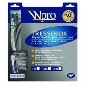 Tuyau de gaz TRESSINOX gaz naturel long. 2m garantie 10 ans d'origine