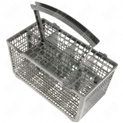 Plateau Panier Couverts Lave Vaisselle Support Cage en Gris Détachable  Poignée