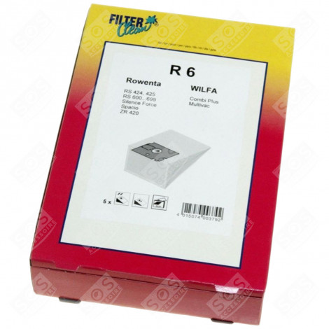 BOÎTE DE 5 SACS SPACIO ASPIRATEUR - ZR420