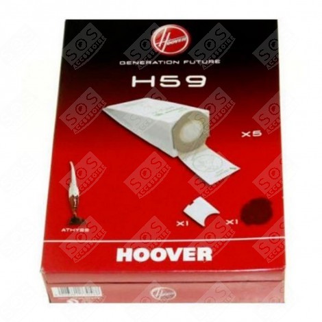 BOITE DE 5 SACS 1 FILTRE H59 ATHYSS ASPIRATEUR - 35600279