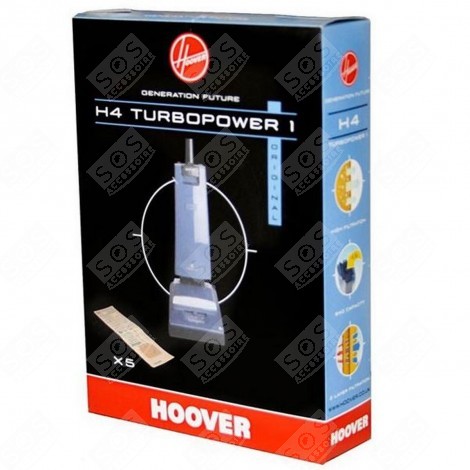 BOITE DE 5 SACS H4 TURBOPOWER1 ASPIRATEUR - 09173691