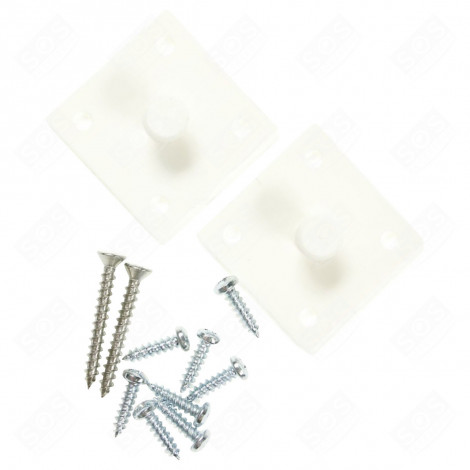 KIT DE FIXATION DE PORTE INTÉGRABLE D'ORIGINE LAVE-VAISSELLE - 697450208, 481990501038