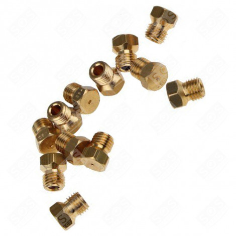 JEU D'INJECTEUR, GICLEUR GAZ BUTANE PROPANE D'ORIGINE PLAQUE DE CUISSON - 12012007