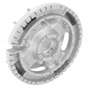 Couronne triple de brûleur