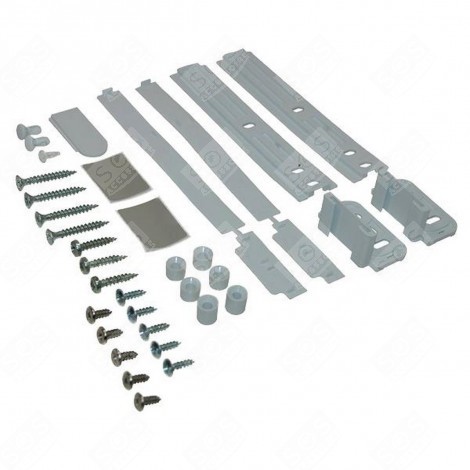 KIT DE FIXATION (GLISSIÈRES) PORTE D'ORIGINE FRIGO, RÉFRIGÉRATEUR, CONGÉLATEUR - 481231028208