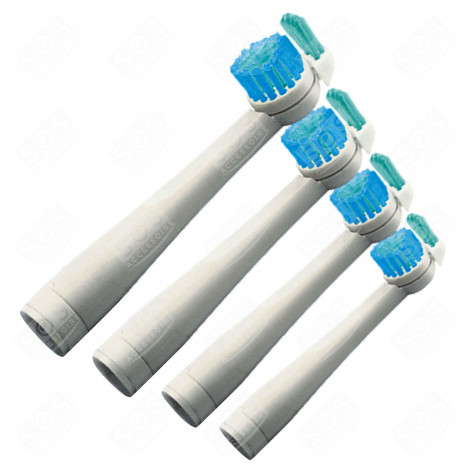LOT DE 4 TÊTES DE BROSSE À DENT SENSIFLEX BROSSE À DENTS ÉLECTRIQUE - HX2014/30