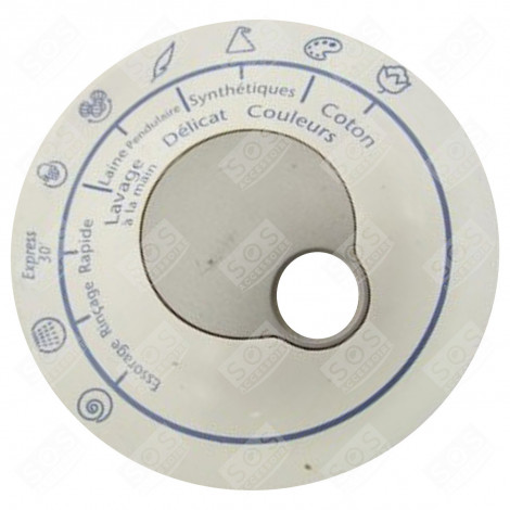 BOUTON DE PROGRAMMATEUR MACHINE À LAVER, LAVE-LINGE - 52X0584
