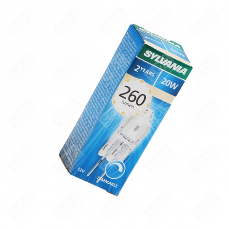 AMPOULE HALOGENE 12V/20W HOTTE - 133.0257.212, 12EC016