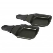 Lot 2 coupelles carrées