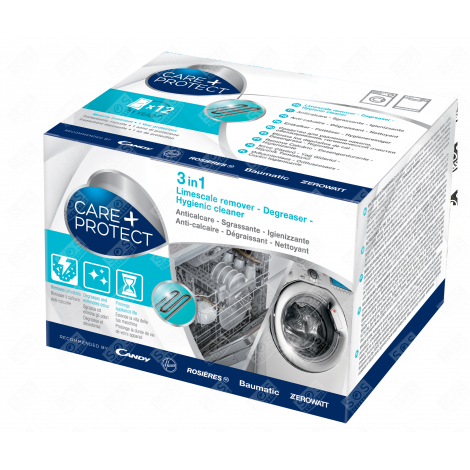 DÉGRAISSANT / DÉTARTRANT/ NETTOYANT 3 EN 1 12X50G D'ORIGINE LAVE-LINGE - 35601768 , CDP1012