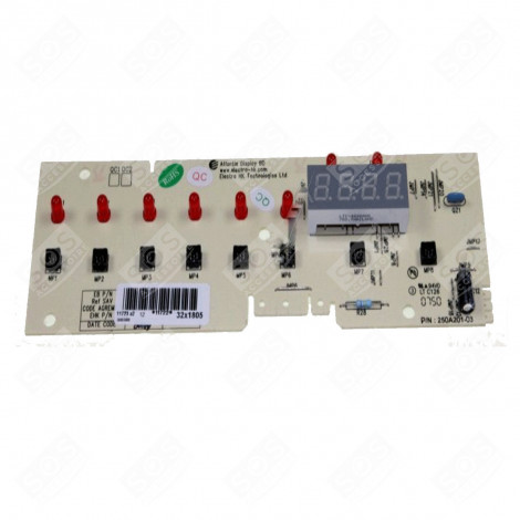 CARTE DE COMMANDE D'ORIGINE LAVE-VAISSELLE - 32X1805