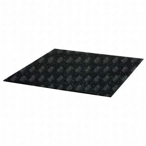 Tapis anti-vibration noir mat 60 x 60 cm - Diall