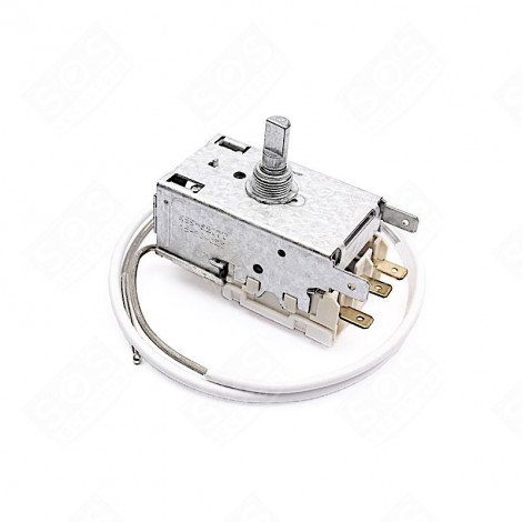 Termostato LUTH Premium Profi Parts K59-S2777 Per Frigorifero Liebherr, Tubo Capillare 523 Mm, Connettori AMP 4.8 Mm, Compatibile 6151807