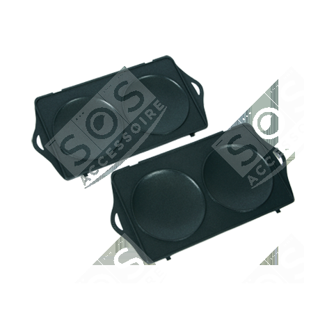 PLAQUE À PANCAKES X 2 GAUFRIER, CROQUE-MONSIEUR - SS-203270