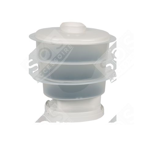 LOT DE BOLS, COUVERCLE ET GRILLE CUISEUR VAPEUR - SS-208354