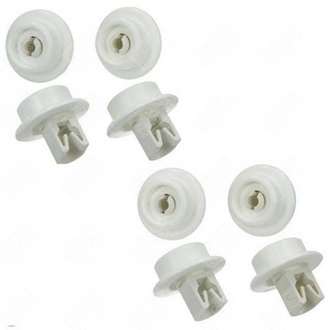 LOT DE 8 ROULETTES PANIER INFÉRIEUR LAVE-VAISSELLE - 50279059005