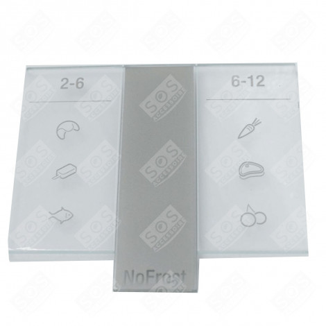 BANDEAU SERIGRAPHIE POUR TIROIR FRIGO, RÉFRIGÉRATEUR, CONGÉLATEUR - 7420410