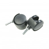 Lot de 2 roues pivotantes Lot de 2 roues pivotantes