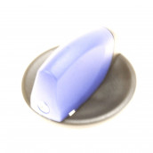 Bouton tournant bleu
