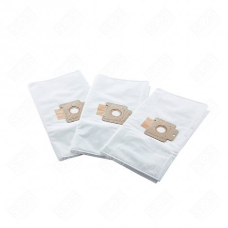 SACHET DE 3 SACS POLYESTER 20 L POUR CENTRALE D' ASPIRATION ASPIRATEUR - 107401157