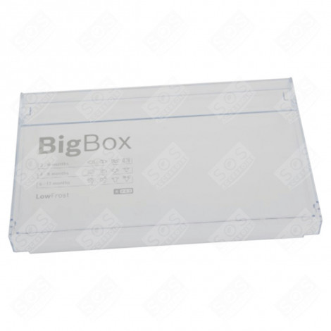 BANDEAU INTERMÉDIAIRE 2EME TIROIR REPÈRE 0221 D'ORIGINE  396X244 MM FRIGO, RÉFRIGÉRATEUR, CONGÉLATEUR - 11000683