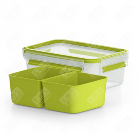 BOÎTE SNACK DEUX COMPARTIMENTS  ACCESSOIRES ET ENTRETIEN - K3100512