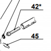 TUYAU PFA D 4/2,5x150 repère 42*