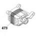 MOTEUR COLLECTEUR (REPÈRE 473) LAVE-LINGE - 41041009