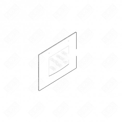 VITRE DE PORTE EXTÉRIEURE D'ORIGINE FOUR, CUISINIÈRE - 357859206