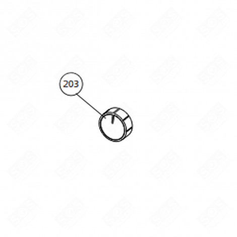 BOUTON PROGRAMMATEUR SÈCHE-LINGE - 2993203300