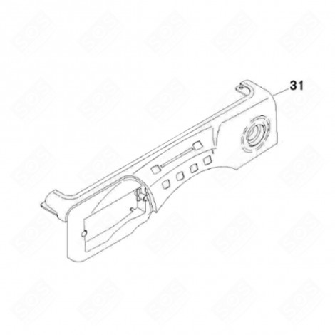 TABLEAU DE BORD (REPÈRE 31) MACHINE À LAVER, LAVE-LINGE - 41039426